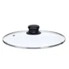Pannas vāks Kinvara Caurspīdīgs Sudrabains Sudrabs Metāls Stikls Nerūsējošais tērauds Tērauds 24 cm 24,5 x 6,5 x 24,5 cm 24,5 x 