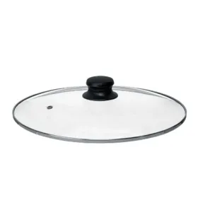 Pannas vāks Kinvara Caurspīdīgs Sudrabains Sudrabs Metāls Stikls Nerūsējošais tērauds Tērauds 30 cm 30,5 x 6 x 30,5 cm (12 gb.)