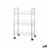 Kasviskärry Kinvara Hopeinen Hopea Metalli polypropeeni Muovinen 37 x 27 x 62,3 cm 26,5 x 56 x 8,5 cm (4 osaa)