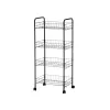 Kasviskärry Kinvara Musta Metalli polypropeeni Muovinen 40,5 x 27 x 82,5 cm 26,5 x 82 x 8,5 cm (4 osaa)