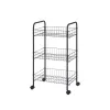 Kasviskärry Kinvara Musta Metalli polypropeeni Muovinen 37 x 27 x 63 cm 26,5 x 56 x 8,5 cm (4 osaa)