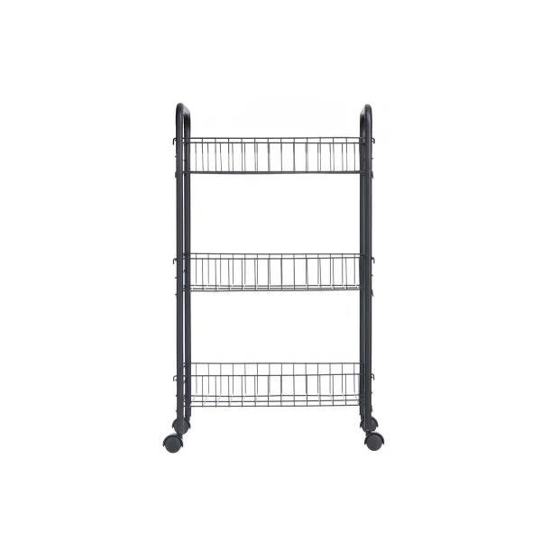 Kasviskärry Kinvara Musta Metalli polypropeeni Muovinen 37 x 27 x 63 cm 26,5 x 56 x 8,5 cm (4 osaa)