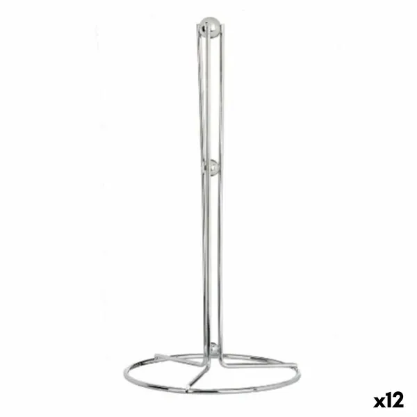 Kitchen Paper holder Kinvara Silver Metal 15,5 x 31,5 x 15,5 cm (12 Units)