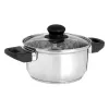 Katls ar stikla vāku Kinvara Caurspīdīgs Sudrabains 1,8 L 28 x 9 x 18 cm (6 gb.)