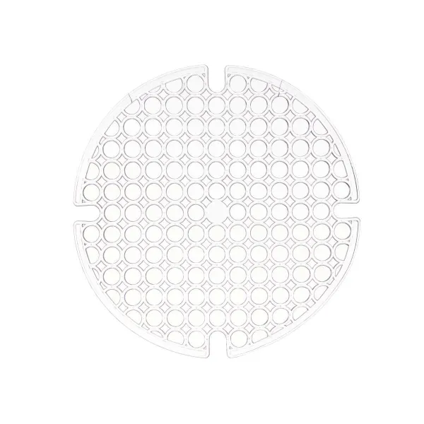 Neslystantis kilimėlis Kinvara Skaidrus Plastmasinis 29 x 0,1 x 29 cm Kriauklė (12 vnt.)