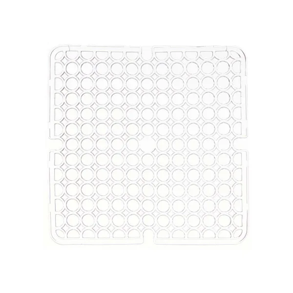 Non-slip Mat Kinvara Transparent Plastic 28 x 0,1 x 28 cm 28,5 x 0,1 x 28 cm Sink (12 Units)