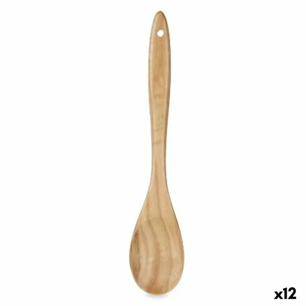 Половник Kinvara Натуральный Деревянный 7 x 35 x 2 cm (12 штук)