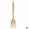 Лопатка Kinvara Деревянный 7 x 35 x 2 cm Вилка (12 штук)