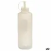 Банка для соусов Kinvara Прозрачный Пластик 1 L 8 x 25 x 8 cm (12 штук)