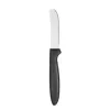 Knife Set Kinvara Black Silver Stainless steel Plastic 17 cm 12,5 x 26,2 x 1 cm (12 Units)