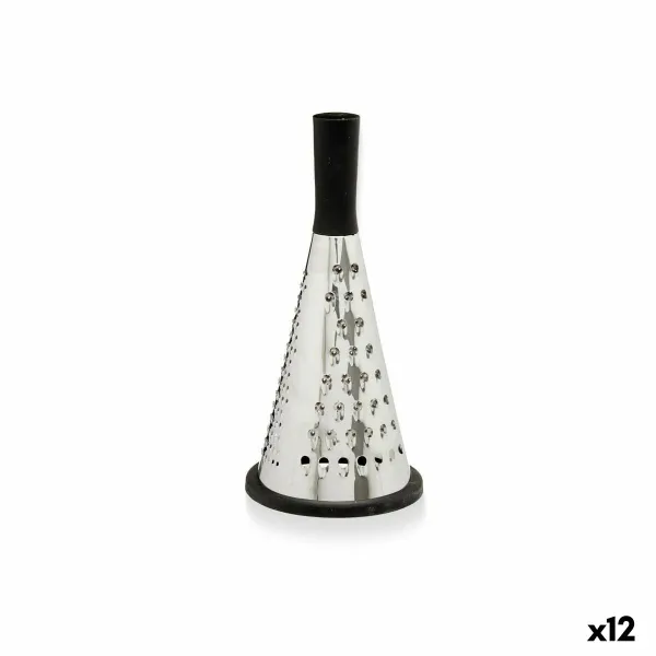 Raastin Kinvara Musta Hopeinen Hopea Ruostumaton teräs ABS TPR 11,5 x 24,5 x 11,5 cm (12 osaa)