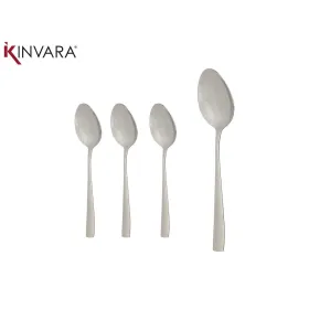 Šaukštų rinkinys Kinvara Sidabras Nerūdijantis plienas 21 x 4,5 x 2,5 cm 6 x 23 x 2,5 cm 4,3 x 20,8 x 0,3 cm (12 vnt.)