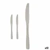 Knife Set Kinvara Silver Stainless steel 55,5 x 2 x 0,5 cm 6 x 24,5 x 1 cm 2 x 22,5 x 0,3 cm (12 Units)