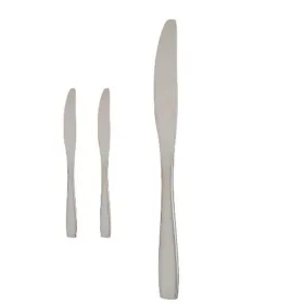 Peilių rinkinys Kinvara Sidabras Nerūdijantis plienas 55,5 x 2 x 0,5 cm 6 x 24,5 x 1 cm 2 x 22,5 x 0,3 cm (12 vnt.)