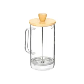 Teekannu Vivalto Luonnollinen Lasi Bambu Borosilikaattilasi 600 ml