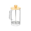 Teapot Vivalto Natural Glass Bamboo Borosilicate Glass 600 ml