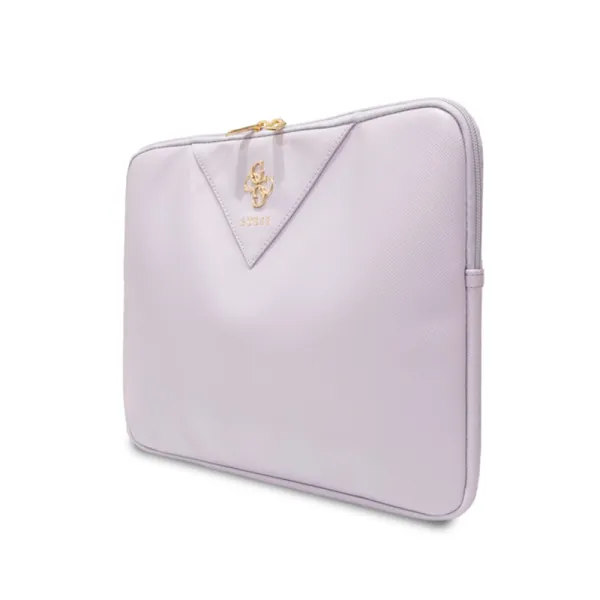 Guess Triangle 4G Sleeve - Notebook case 13" / 14" (purple)