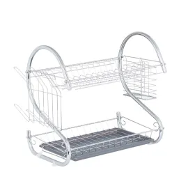 Сушилка для мойки Kinvara Серый 45,5 x 24,5 x 37,5 cm 41 x 26,5 x 11,5 cm