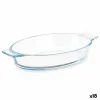 Pasniegšanas Plate Vivalto Caurspīdīgs Borosilikāta glāze 800 ml 27 x 4,5 x 15,8 cm Ar rokturiem (18 gb.)