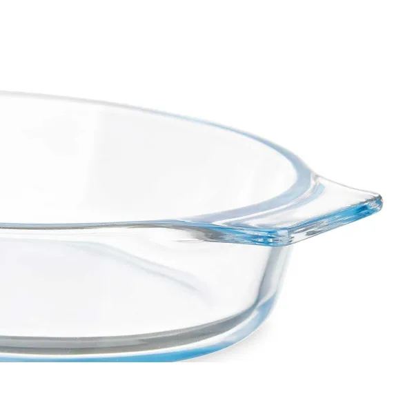 Serviravimo Lėkštė Vivalto Skaidrus Borosilikatinis stiklas 800 ml 27 x 4,5 x 15,8 cm Su rankenomis (18 vnt.)