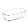 Serving Platter Vivalto Transparent Borosilicate Glass 1,6 L 27 x 7,2 x 14 cm With handles (12 Units)