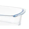 Serving Platter Vivalto Transparent Borosilicate Glass 1,6 L 27 x 7,2 x 14 cm With handles (12 Units)