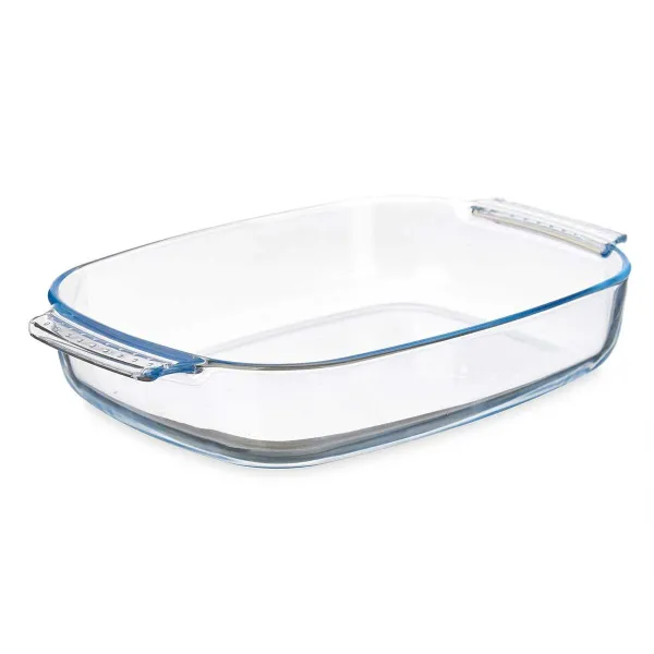 Vuoka Vivalto Läpinäkyvä Borosilikaattilasi 2 L 2L 30,2 x 6 x 19,6 cm 34,5 x 6,4 x 22,5 cm Kahvoilla (12 osaa)