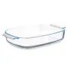 Serving Platter Vivalto Transparent Borosilicate Glass 2,7 L 34,4 x 6,1 x 22,3 cm With handles (12 Units)