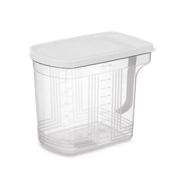 Pārtikas konservēšanas trauks Kinvara Pelēks Caurspīdīgs 2,5 L 20,5 x 17 x 13 cm (24 gb.)