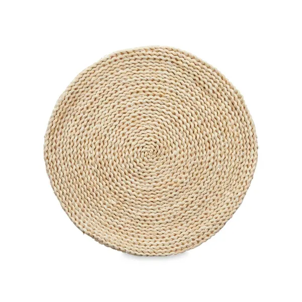 Table Mat Kinvara Natural Esparto grass 39 x 2 x 39 cm 40 x 40 x 2 cm (12 Units)