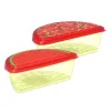 Pusdienu kastīte Leknes polipropilēns Plastmasa Zemenes Arbūzs 1,2 L Auglis (24 gb.)