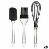 Set of Kitchen Utensils Kinvara Silicone Plastic 14,5 x 29 x 5 cm 15,5 x 34 x 6 cm Bakery (8 Units)