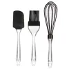 Set of Kitchen Utensils Kinvara Silicone Plastic 14,5 x 29 x 5 cm 15,5 x 34 x 6 cm Bakery (8 Units)