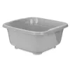 Lielā Mazgāšanas Bļoda Kinvara Pelēks Plastmasa 11 L (12 gb.)