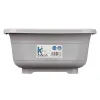 Washing-up Bowl Kinvara Grey Plastic 11 L (12 Units)