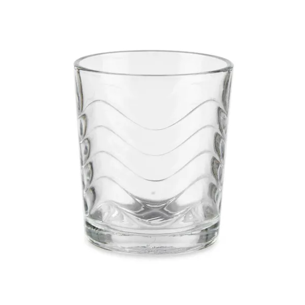 Set of glasses Vivalto Transparent Glass Waves 265 ml (8 Units)