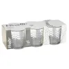 Набор стаканов Vivalto Прозрачный Cтекло Волны 265 ml (8 штук)