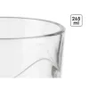 Stiklinių rinkinys Vivalto Skaidrus stiklas Bangos 265 ml (8 vnt.)