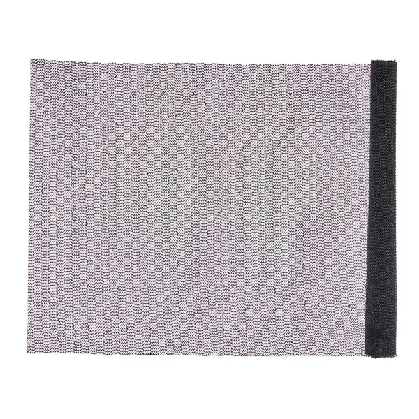 Luistamaton matto Kinvara Valkoinen Musta Harmaa Kumi 45 x 0,1 x 100 cm 4,5 x 45 x 4,5 cm (12 osaa)