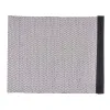 Luistamaton matto Kinvara Valkoinen Musta Harmaa Kumi 45 x 0,1 x 100 cm 4,5 x 45 x 4,5 cm (12 osaa)