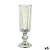 Бокал для шампанского Vivalto Зеленый Cтекло 160 ml Лучи (6 штук)
