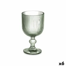 Viinilasi Vivalto Vihreä Lasi 260 ml (6 osaa)