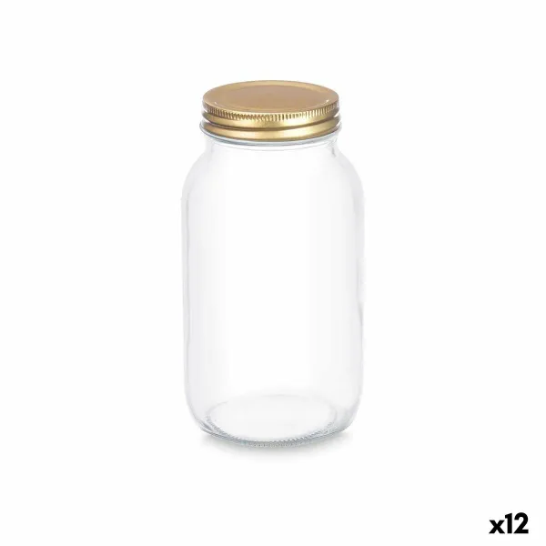 яс Vivalto Прозрачный Позолоченный 950 ml (12 штук)