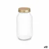 Stiklainis Vivalto Skaidrus Auksinis 950 ml (12 vnt.)
