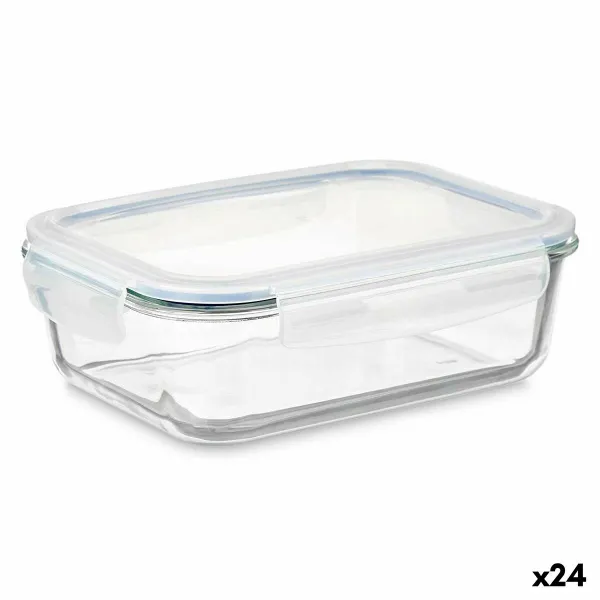 Padažinė Vivalto Skaidrus Silikoninis polipropileno Borosilikatinis stiklas 640 ml (24 vnt.)