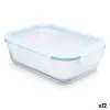 Pusdienu kastīte Vivalto Caurspīdīgs Silikona polipropilēns Borosilikāta glāze 1,5 L (12 gb.)