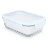 Pusdienu kastīte Vivalto Caurspīdīgs Silikona polipropilēns Borosilikāta glāze 1,5 L (12 gb.)