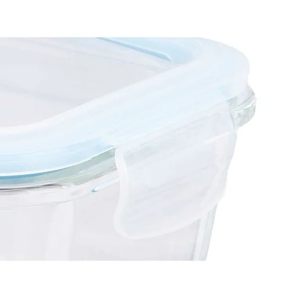 Pusdienu kastīte Vivalto Caurspīdīgs Silikona polipropilēns Borosilikāta glāze 950 ml (12 gb.)