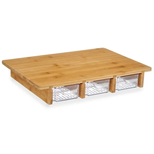 Разделочная доска Kinvara Коричневый Прозрачный Натуральный 40 x 6 x 28 cm