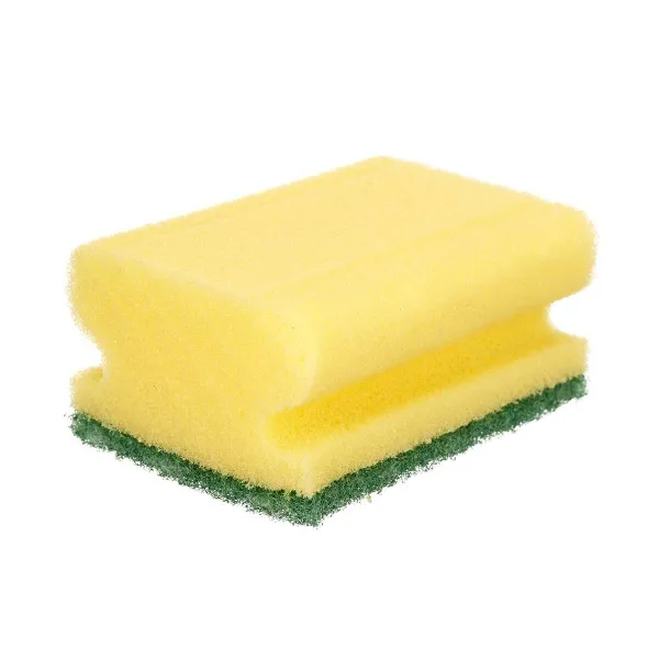 Valytuvų rinkinys Geltona Žalia Poliuretanas Abrazyvinis pluoštas 18 x 13 x 4,5 cm 4 Dalys (11 Vienetai)